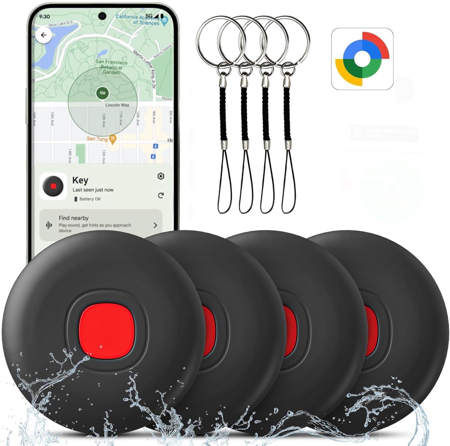 Wrong Duck Air Tracker Tags 4 Pack, Air Tracker Tag Compatible with ...
