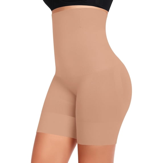 Carlikeit Tummy Control Shapewear Shorts for Women Seamless High Waisted Body Shaper Shaping Underwear Girdle Panties