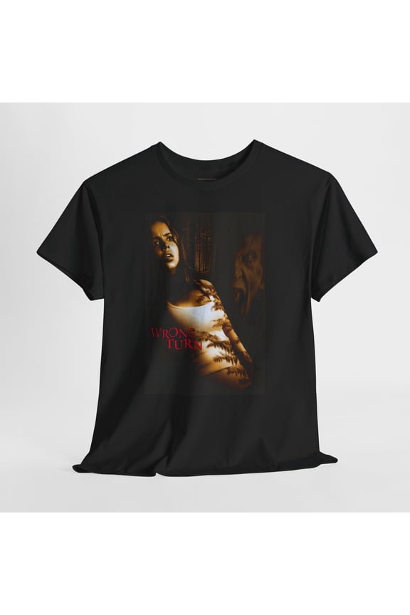 Wrong Turn 2003 Retro Movie Poster Horror Unisex Graphic T-Shirt