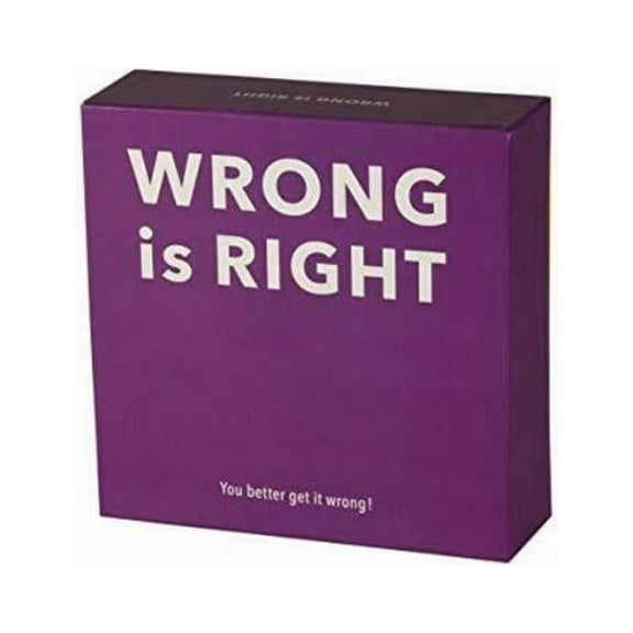 Wrong is Right Interactive Trivia Family Fun Party Game Tactic USA