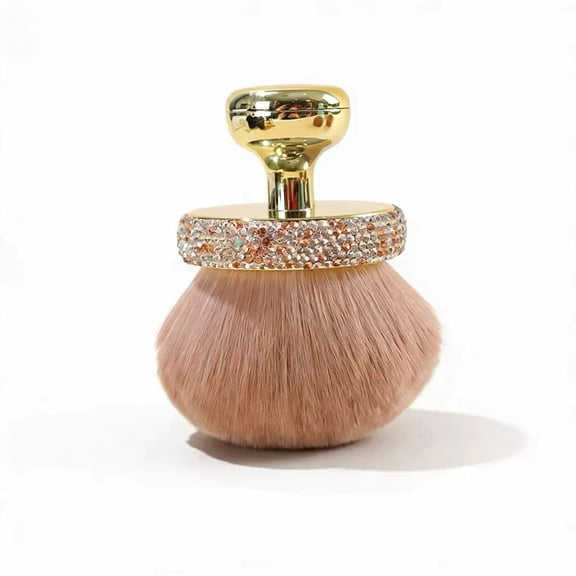 WrongDuck Extra Large Body Makup Brush for Self Tanner Blend and Blur Body Brush, 3.2 Inch Wide-headed Sunscreen Applicator for Face, Legs, Body, Powder, Cream and Foundation (Gold)