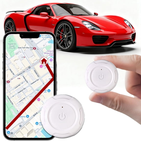 WrongDuck GPS Tracker for Vehicles,Car GPS Tracker Portable Real Time Magnetic GPS Tracking Device,Full Global Coverage Location Tracker for Dogs,Person,No Subscription Required/No Monthly Fee