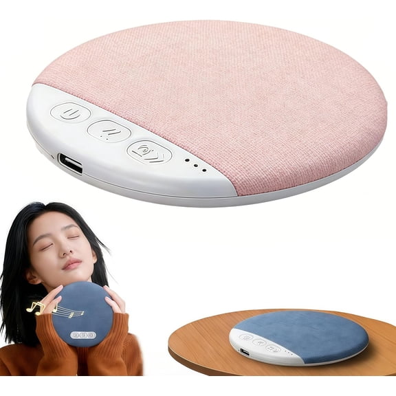 Wrongduck 2026 New Sleep Pillow Speaker Bluetooth 5.4 Under Pillow Speaker with White Noise Timer, Ultra Thin Wireless Stereo Bass Private Sleep Headphones 20-48H Playtime