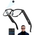 thumbnail image 1 of Wrongduck 4K Camera Smart Glasses, AI Recording Glasses with Bluetooth Audio Microphone, First Person Video Wearable Tech for Travel Business Driving Sports Use, 1 of 10