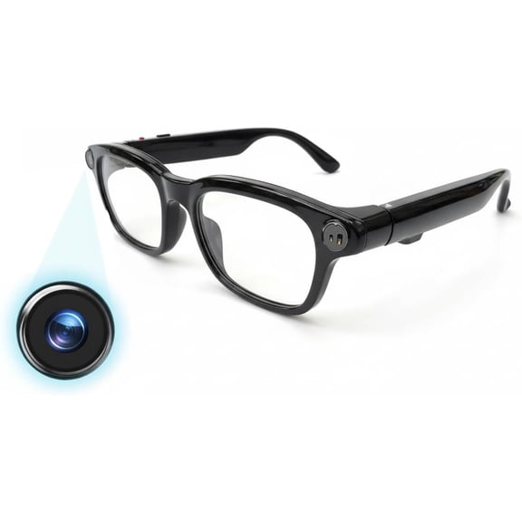 Wrongduck AI Smart Glasses with 8MP Camera 1080P Video Recording Bluetooth Sunglasses with Real Time Translation Voice Assistant