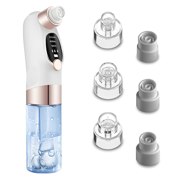 Wrongduck Blackhead Remover Pore Vacuum Cleaner, 3 Modes & 6 Suction Tips, Electric Facial Pore Cleaner with USB Rechargeable Battery, Acne & Pimple Remover for Women and Men, All Skin Types