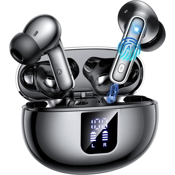 Wrongduck Bluetooth Translator Earbuds for 80+ Languages Wireless Translation Earbuds with Easy Share and 24H Charging Case