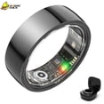 thumbnail image 1 of Wrongduck Ceramic Fitness Tracking Ring for Women Men, Bluetooth Activity Tracker Ring, Sleep Tracking, Waterproof Design, No Subscription, Wireless Charging, iOS & Android, 1 of 8