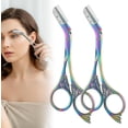thumbnail image 1 of Wrongduck Precision Eyebrow Scissors with Comb 2026 Upgrade, Stainless Steel Brow Trimmer Tool, Portable Makeup Grooming Scissor for Eyebrow Lash Facial Hair, 1 of 7