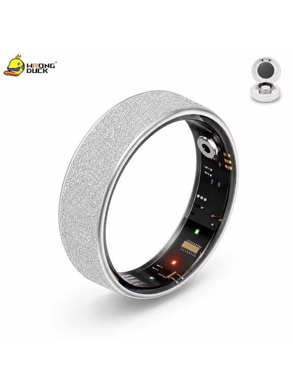 Wrongduck Fitness Tracking Ring Smart Wearable for Women Waterproof Activity Ring with Sleep Tracking Step Counter for Android iOS Phones