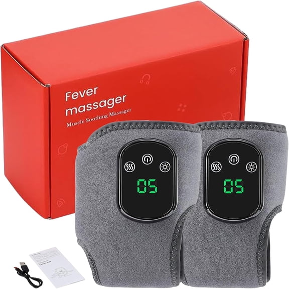 FootRenew Triple Method Massager – Cordless Heated Foot & Ankle Wrap with 3 Vibration Modes and 5 Heat Levels, Portable & Rechargeable Relief for Foot Pain