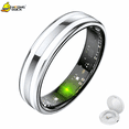 thumbnail image 1 of Wrongduck HR02 Fitness Tracking Ring for Women and Men, Bluetooth Activity Tracker Ring with Sleep Tracking, Multiple Sports Modes, IP68 Waterproof, No Subscription, 1 of 8