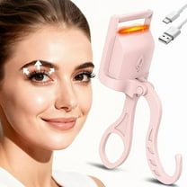 Wrongduck Heated Eyelash Curler, 5s Fast Heating Electric Eyelash Curler with Silicone Pad, Type-C Quick Charge, Smart Temp Control, 24H Long-Lasting Curl, Anti-Scald Design