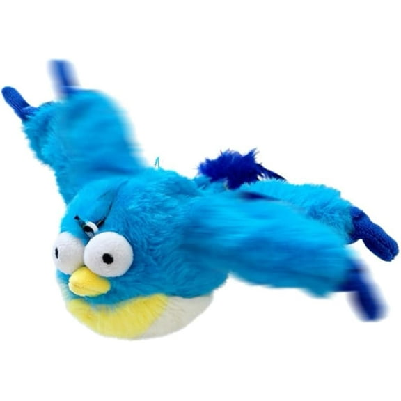 Wrongduck Interactive Cat Toy, 2026 Upgraded Chirping Bird with Flapping Wings, Rechargeable Electric Flying Bird Toy for Indoor Cats