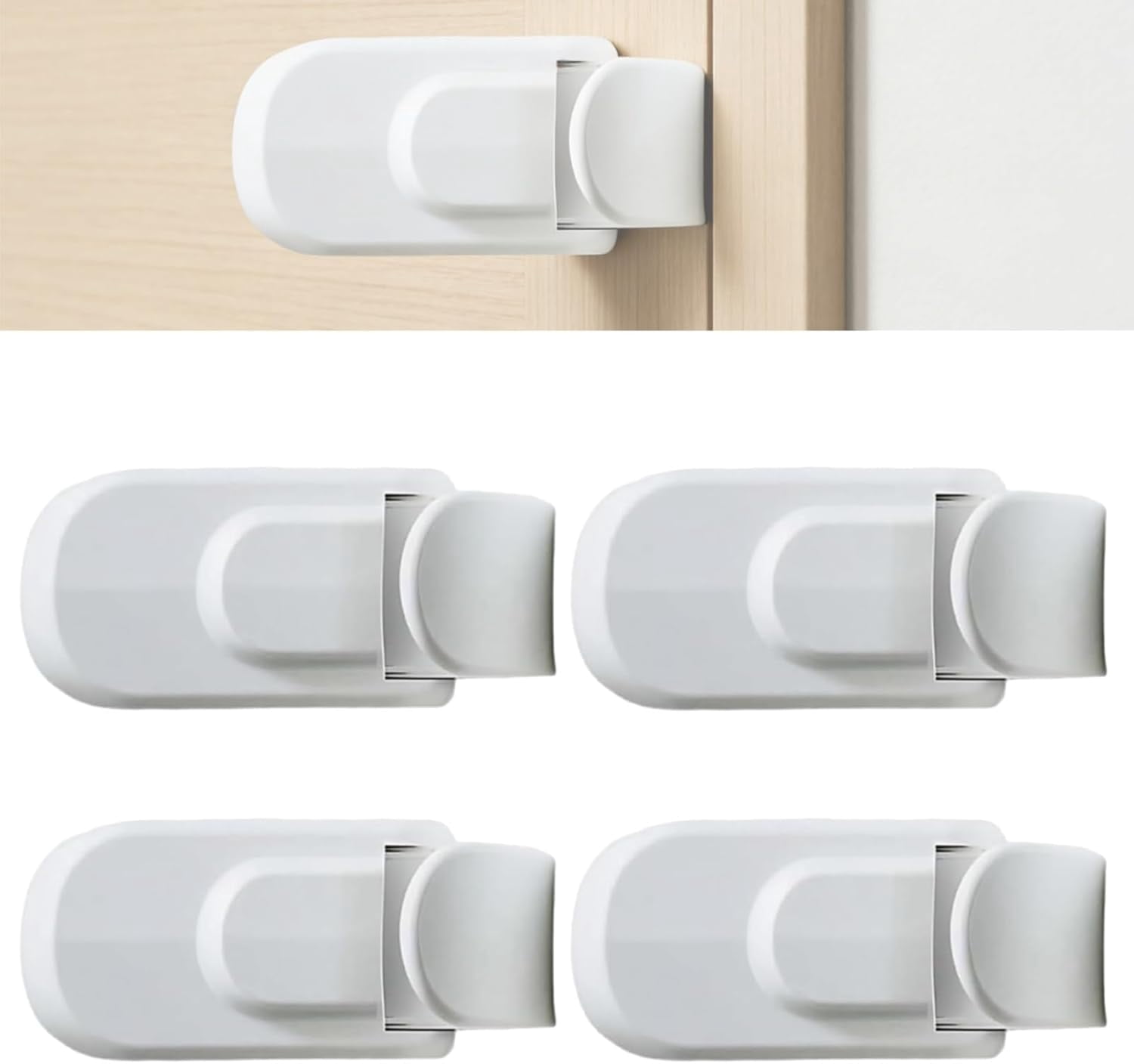 Wrongduck Portable Door Lock 2026 Upgrade Snap On Knob and Handle Lock ...