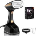 thumbnail image 1 of Wrongduck Travel Clothes Steamer 1800W, Handheld Wrinkle Remover with LED Screen 3 Steam Modes 10 oz Water Tank Portable Fabric Steamer for Home Office, 1 of 7