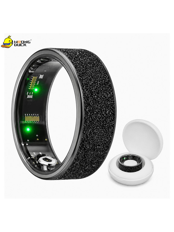Wrongduck R10 Fitness Tracking Ring for Women Waterproof Activity Ring with Sleep Tracking Step Counter for Android iOS
