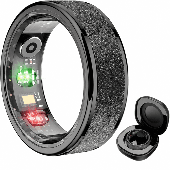 Wrongduck R10 Fitness Tracking Ring for Women Waterproof Activity Ring with Sleep Tracking Step Counter for Android iOS