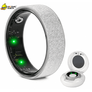 Wrongduck R10 Fitness Tracking Ring for Women Waterproof Activity Ring with Sleep Tracking Step Counter for Android iOS