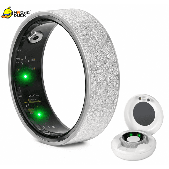 Wrongduck R10 Fitness Tracking Ring for Women Waterproof Activity Ring with Sleep Tracking Step Counter for Android iOS