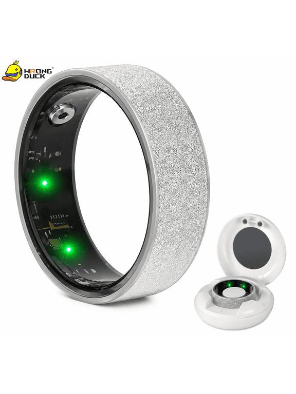 Wrongduck R10 Fitness Tracking Ring for Women Waterproof Activity Ring with Sleep Tracking Step Counter for Android iOS