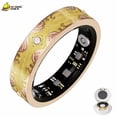 thumbnail image 1 of Wrongduck Retro Bluetooth Fitness Tracking Ring for Women IP68 Waterproof Activity Ring with Sleep Tracking Step Counter for iOS Android, 1 of 9