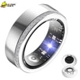 thumbnail image 1 of Wrongduck SR7 Fitness Tracking Ring for Women and Men, Bluetooth Activity Tracker Ring with 128 Sports Modes, Sleep Tracking, IP68 Waterproof, No Subscription, 1 of 7