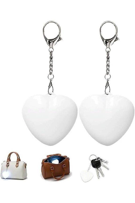 Wrongduck Touch Sensing Purse Light, Compact Handbag Interior Light with Keychain Attachment, Automatic Wallet Light for Bags, Totes & Purses