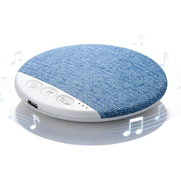 Wrongduck Wireless Pillow Speaker 2026, Slim Under Pillow Audio Device with Bluetooth 5.4, Stereo Sound, Timer Control, Portable Night Audio Speaker