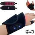 thumbnail image 1 of Wrongduck Wireless Wrist Wrap with Red Light and 3 Heat Levels Rechargeable Hand Warmer Band Adjustable LED Wrist Support for Daily Use, 1 of 7