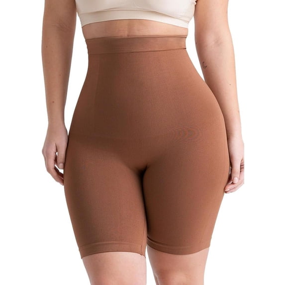 Wrongduck Women Tummy Control Shaper Shorts High Waisted Seamless Body Shaping Underwear Lightweight Compression Shapewear