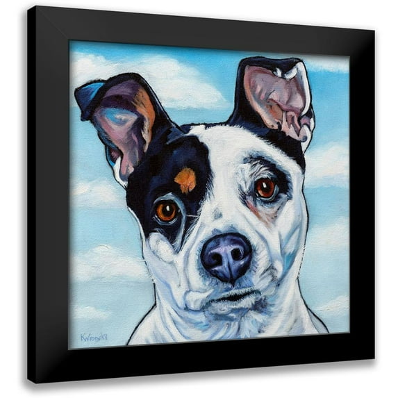 Wronski, Kathryn 12x12 Black Modern Framed Museum Art Print Titled - Luna
