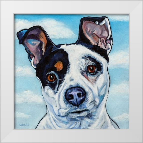 Wronski, Kathryn 20x20 White Modern Wood Framed Museum Art Print Titled - Luna