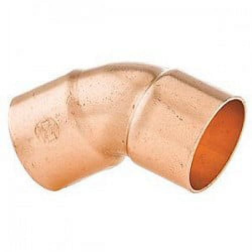 Wrot Copper 45 Elbow Short Turn 3/8 Cxc Ctp-C03845