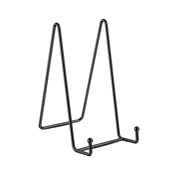 Wrought Display Stand Holder for Picture Frames Albums Stone Paintings Ceramic Plates and Photo Artwork Showcase