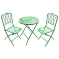 thumbnail image 1 of Wrought Iron Bistro Set, Green, 1 of 1