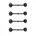 thumbnail image 1 of Wrought Iron Cabin Hook Eye Shed Gate Door Latch Catch Holder 5.75" Renovators Supply Set of 4, 1 of 7