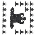 thumbnail image 1 of Wrought Iron Cabinet Hinge Black Rustproof Pack of 20 | Renovator's Supply, 1 of 2