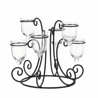 Zingz & Thingz 57071018 Wrought Iron Candle Centerpiece
