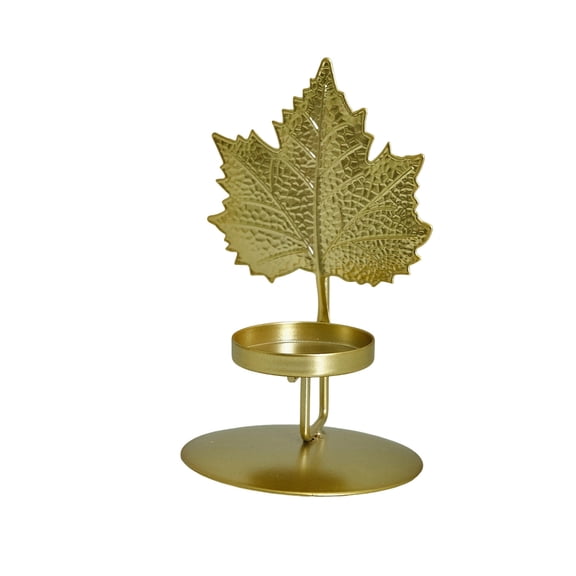 Wrought Iron Candlestick - Gold Leaf, Butterfly & Floral Designs for Romantic Dinner Table or Minimalist Living Room Decoration