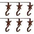 thumbnail image 1 of Wrought Iron Christmas Stocking Hanger  4"-Star - Red (Set of 6) by Park Designs, 1 of 4