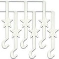thumbnail image 1 of Wrought Iron Christmas Stocking Hanger  8"-Star - White (Set of 6) by Park Designs, 1 of 4