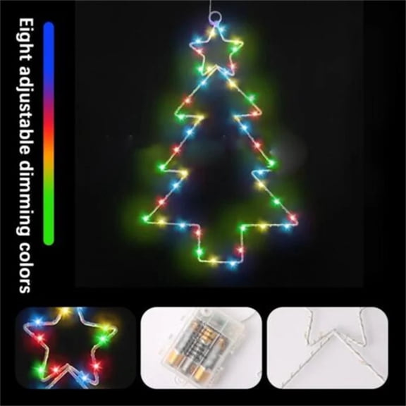 Wrought Iron Christmas Tree Shaped Lantern Festival