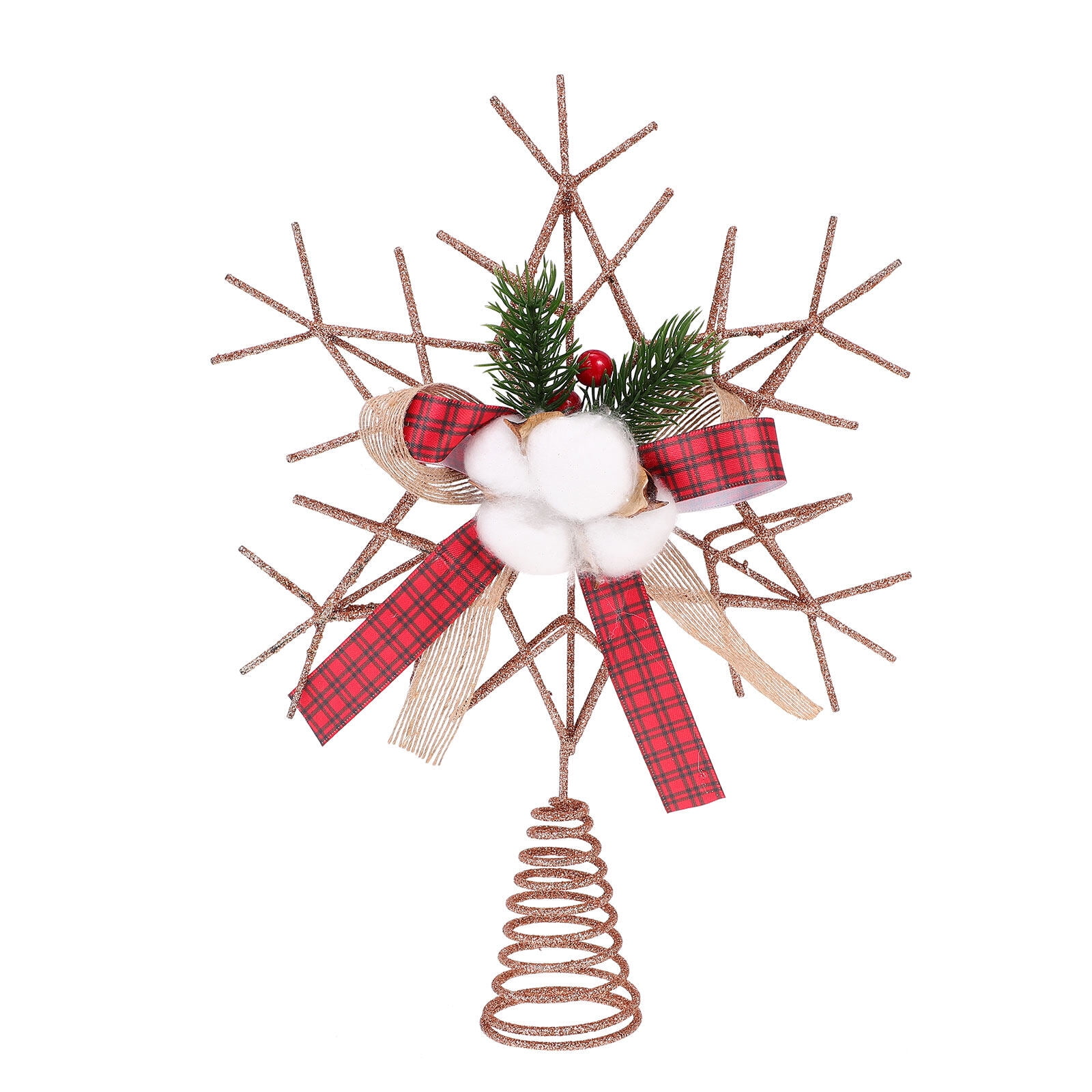 Wrought Iron Christmas Tree Topper Delicate Tree Topper Decorations for