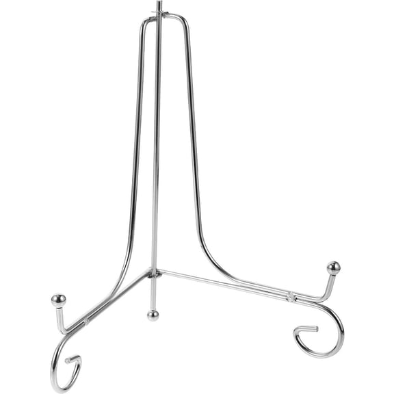 OFFIGAM Elegant Gold Plate Holder Silver Iron 1 Set 6.7X3.9X3.9in