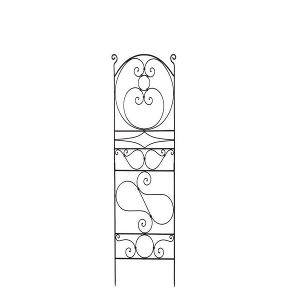 Wrought Iron Ferro Firenze Trellis I in Bronze (22 in.)