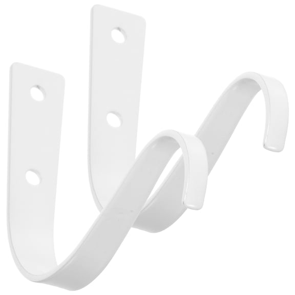 Wrought Iron Flower Basket Hook 2 Pcs Coat Hanger Household Plant Stand Exterior Planter Boxes Pot Outdoor