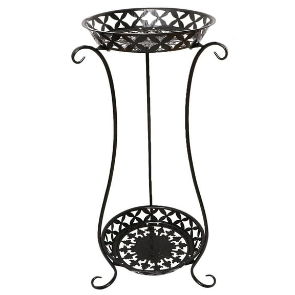 HOOWIFFY flowerpot stand Flowerpot Rack Iron Homeowners Decorative Storage 1Pack