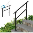 Wrought Iron Handrails for Outdoor Steps Exterior Hand Rails for