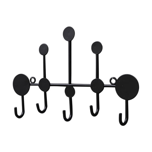 Wrought Iron Hook Simple Modern Metal Coat Hook Wall Hanger Storage Rack